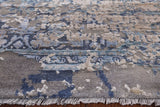 Silk With Oxidized Wool Hand Knotted Area Rug - 8' 1" X 10' 7" - Golden Nile