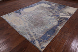 Silk With Oxidized Wool Handmade Area Rug - 7' 10" X 10' 5" - Golden Nile