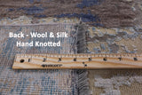 Silk With Oxidized Wool Handmade Area Rug - 7' 10" X 10' 5" - Golden Nile