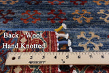 Blue Tribal Khorjin Persian Gabbeh Hand Knotted Wool Rug - 3' 11" X 5' 9" - Golden Nile