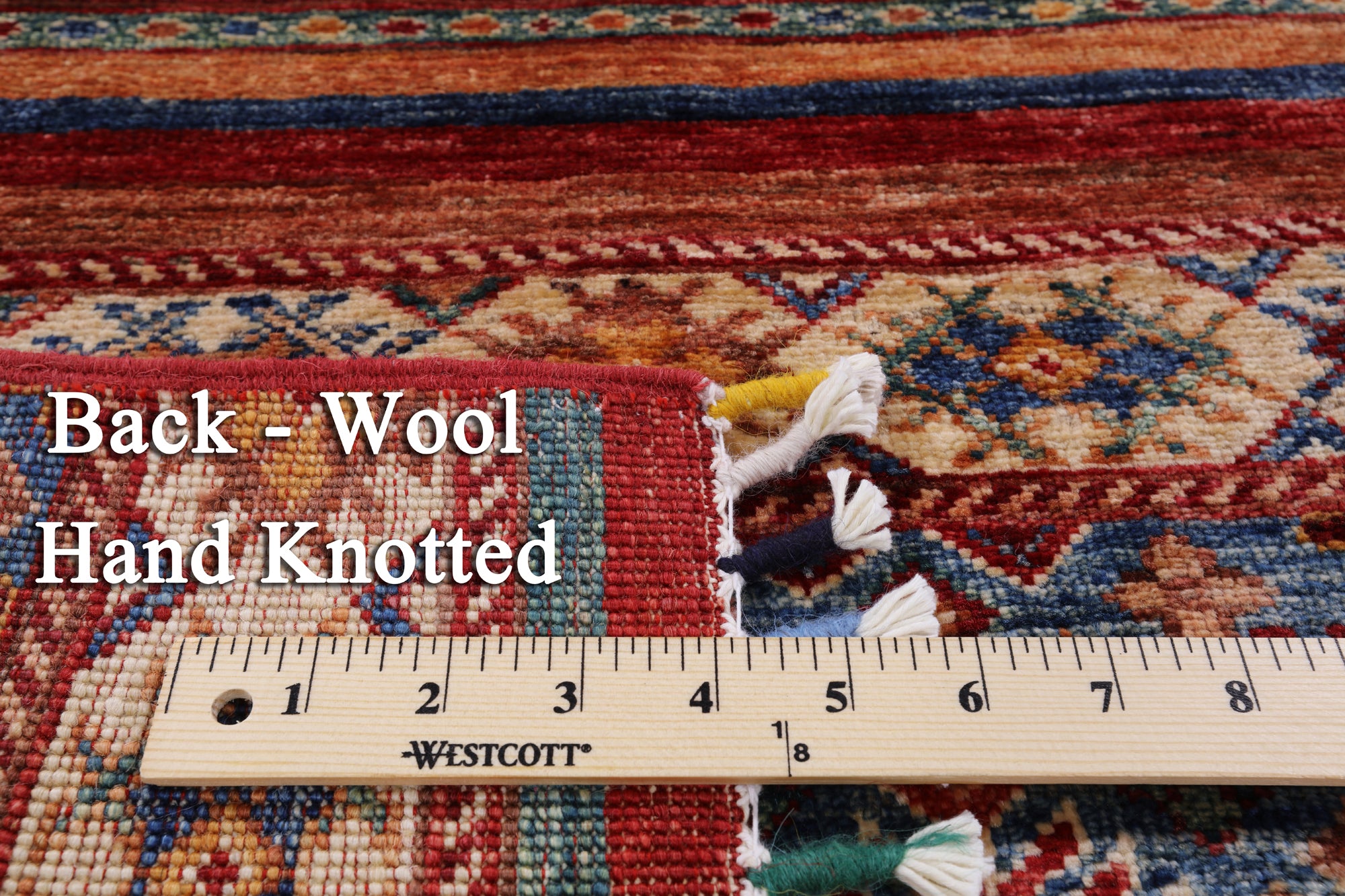Tribal Khorjin Persian Gabbeh Hand Knotted Wool Rug - 4' 0" X 5' 8" - Golden Nile