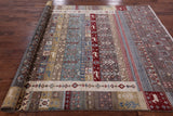 Tribal Persian Gabbeh Hand Knotted Wool Area Rug - 6' 8" X 8' 6" - Golden Nile