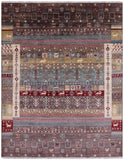 Tribal Persian Gabbeh Hand Knotted Wool Area Rug - 6' 8" X 8' 6" - Golden Nile