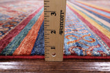 Khorjin Persian Gabbeh Hand Knotted Wool Rug - 5' 7" X 8' 5" - Golden Nile