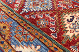 Green Khorjin Persian Gabbeh Hand Knotted Wool Area Rug - 5' 8" X 8' 4" - Golden Nile