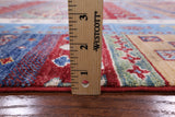 Perian Gabbeh Tribal Hand Knotted Wool Rug - 5' 8" X 7' 10" - Golden Nile