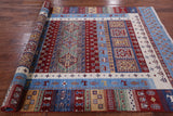 Perian Gabbeh Tribal Hand Knotted Wool Rug - 5' 8" X 7' 10" - Golden Nile