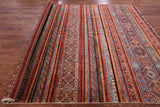 Tribal Khorjin Persian Gabbeh Handmade Wool Area Rug - 8' 3" X 9' 11" - Golden Nile