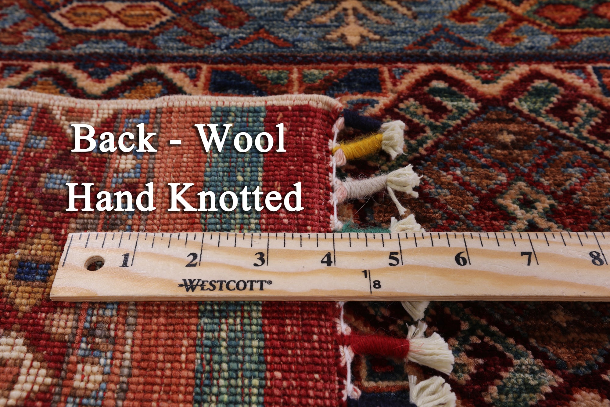 Tribal Khorjin Persian Gabbeh Handmade Wool Area Rug - 8' 3" X 9' 11" - Golden Nile