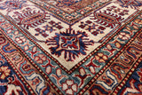 Blue Super Kazak Hand Knotted Wool Area Rug - 12' 0" X 15' 6" - Golden Nile