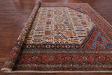Ivory Persian Ziegler Hand Knotted Wool Area Rug - 12' 1" X 14' 11" - Golden Nile