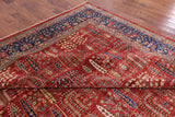 Red Persian Ziegler Hand Knotted Wool Area Rug - 11' 11" X 14' 11" - Golden Nile