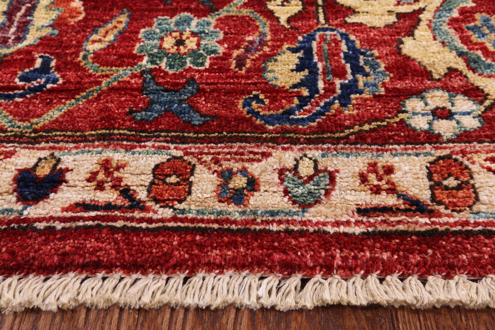 Fine Serapi Hand Knotted Wool Area Rug - 8' 11" X 12' 2" - Golden Nile