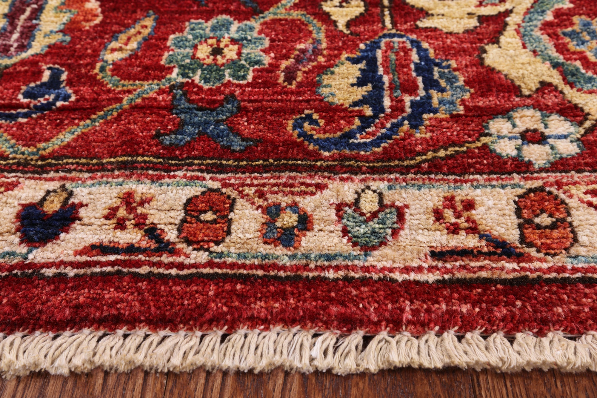 Fine Serapi Hand Knotted Wool Area Rug - 8' 11" X 12' 2" - Golden Nile