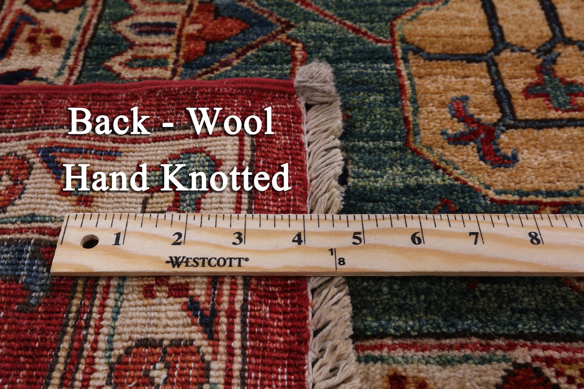 Fine Serapi Hand Knotted Wool Area Rug - 8' 11" X 12' 2" - Golden Nile