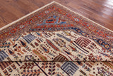 Persian Ziegler Hand Knotted Wool Area Rug - 8' 10" X 11' 8" - Golden Nile