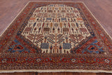 Persian Ziegler Hand Knotted Wool Area Rug - 8' 10" X 11' 8" - Golden Nile