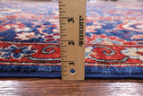 Blue Fine Serapi Hand Knotted Wool Rug - 9' 0" X 11' 9" - Golden Nile