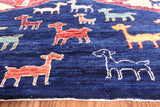 Lori Buft Super Gabbeh Handmade Wool Area Rug - 8' 1" X 9' 10" - Golden Nile