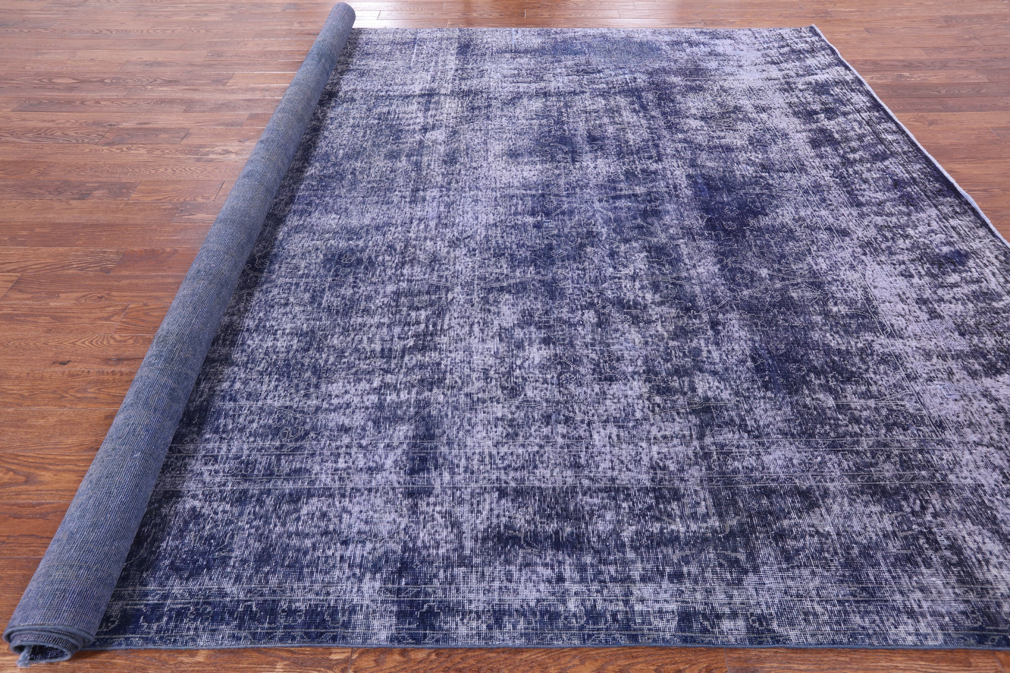 Persian Overdyed Hand Knotted Wool Area Rug - 9' 10" X 12' 8" - Golden Nile
