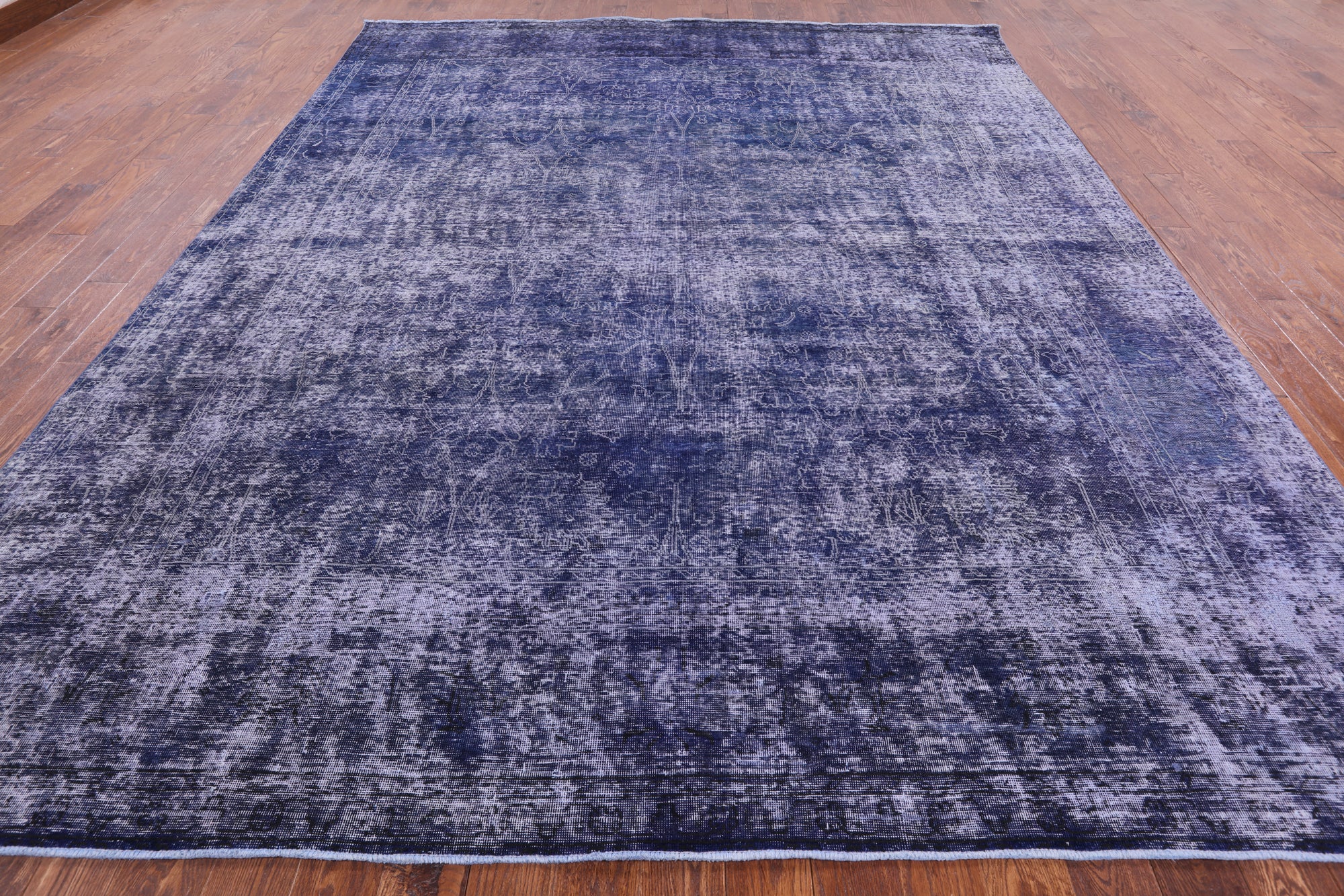 Persian Overdyed Hand Knotted Wool Area Rug - 9' 10" X 12' 8" - Golden Nile