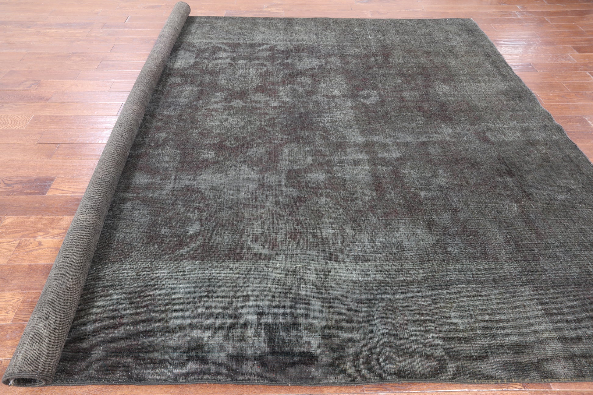 Persian Overdyed Hand Knotted Wool Area Rug - 9' 7" X 12' 7" - Golden Nile