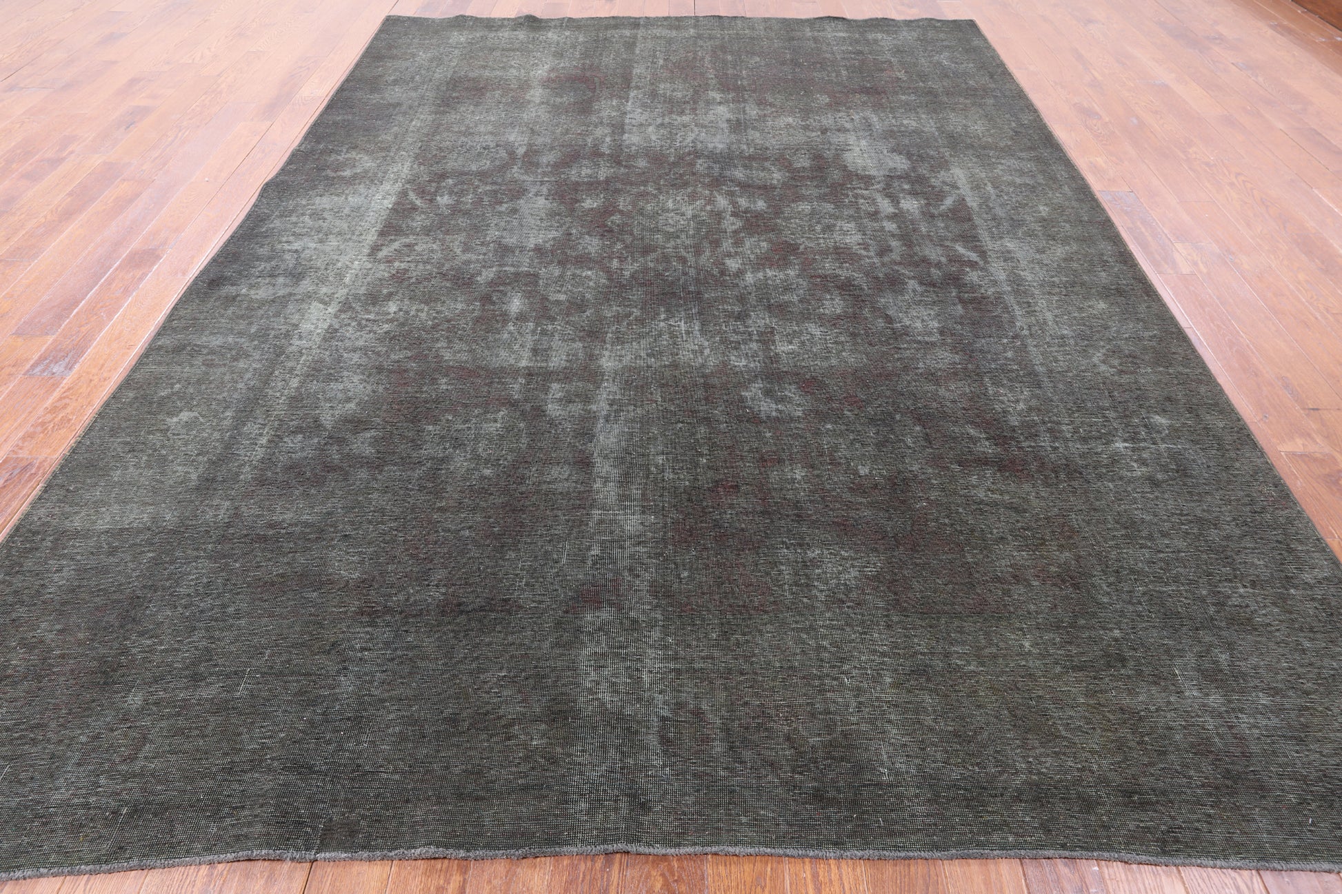 Persian Overdyed Hand Knotted Wool Area Rug - 9' 7" X 12' 7" - Golden Nile