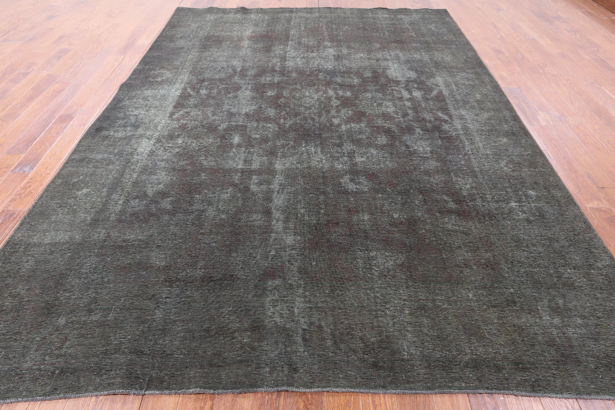 Persian Overdyed Hand Knotted Wool Area Rug - 9' 7" X 12' 7" - Golden Nile