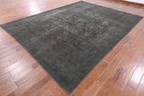 Persian Overdyed Hand Knotted Wool Area Rug - 9' 7" X 12' 7" - Golden Nile