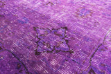 Purple Persian Overdyed Hand Knotted Wool Area Rug - 9' 10" X 12' 2" - Golden Nile
