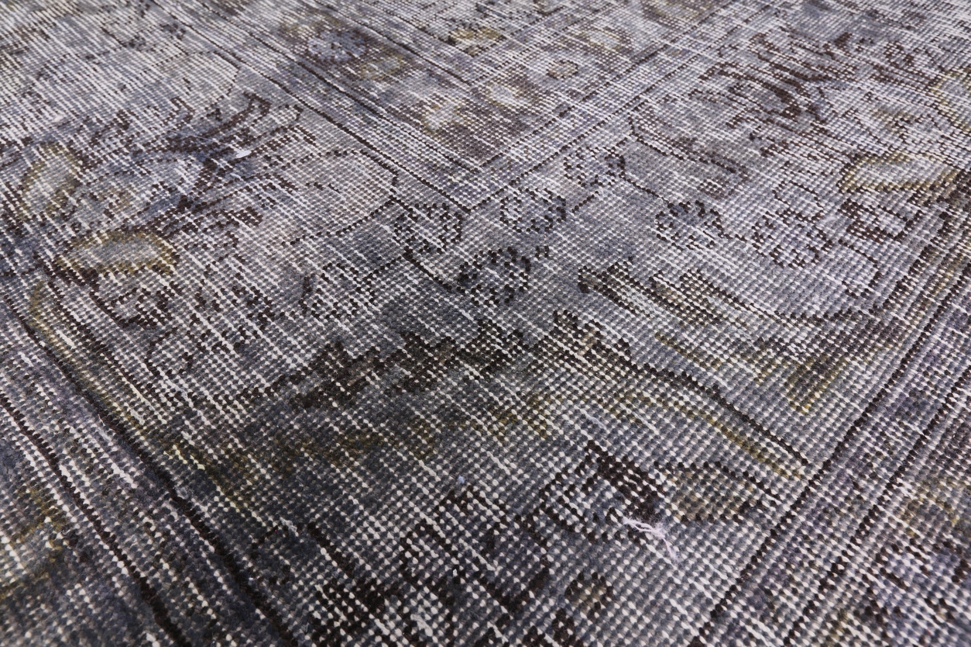 Persian Overdyed Hand Knotted Wool Area Rug - 9' 8" X 12' 5" - Golden Nile