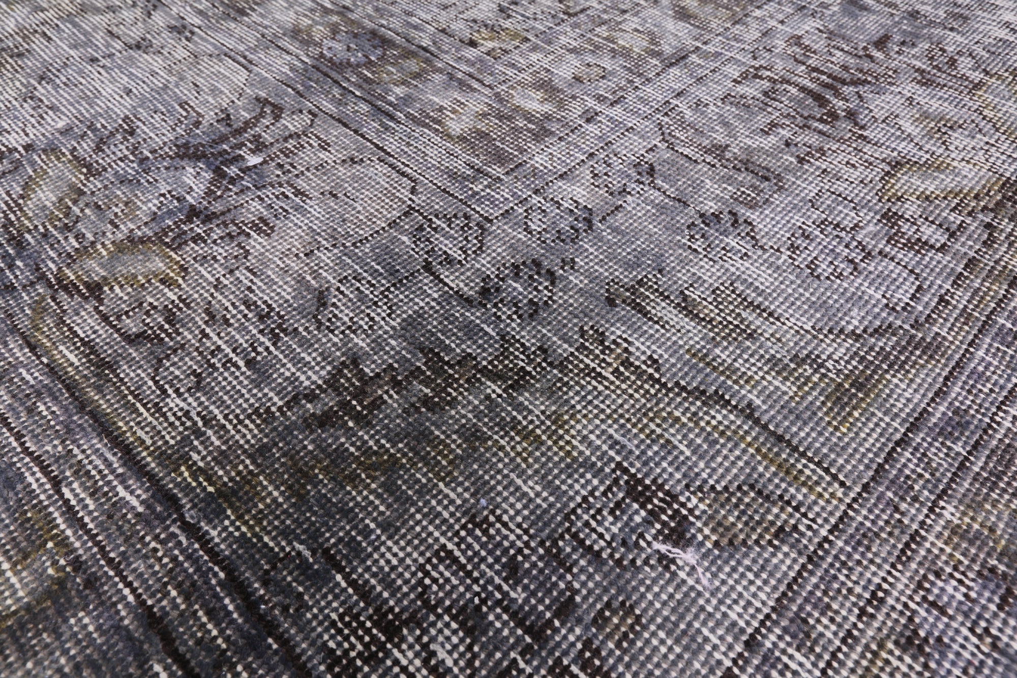 Persian Overdyed Hand Knotted Wool Area Rug - 9' 8" X 12' 5" - Golden Nile
