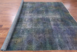 Persian Overdyed Hand Knotted Wool Area Rug - 9' 6" X 12' 7" - Golden Nile