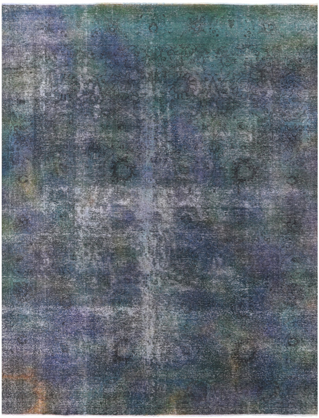 Persian Overdyed Hand Knotted Wool Area Rug - 9' 6" X 12' 7" - Golden Nile