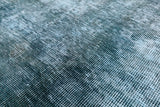 Green Persian Overdyed Hand Knotted Wool Area Rug - 9' 7" X 12' 8" - Golden Nile