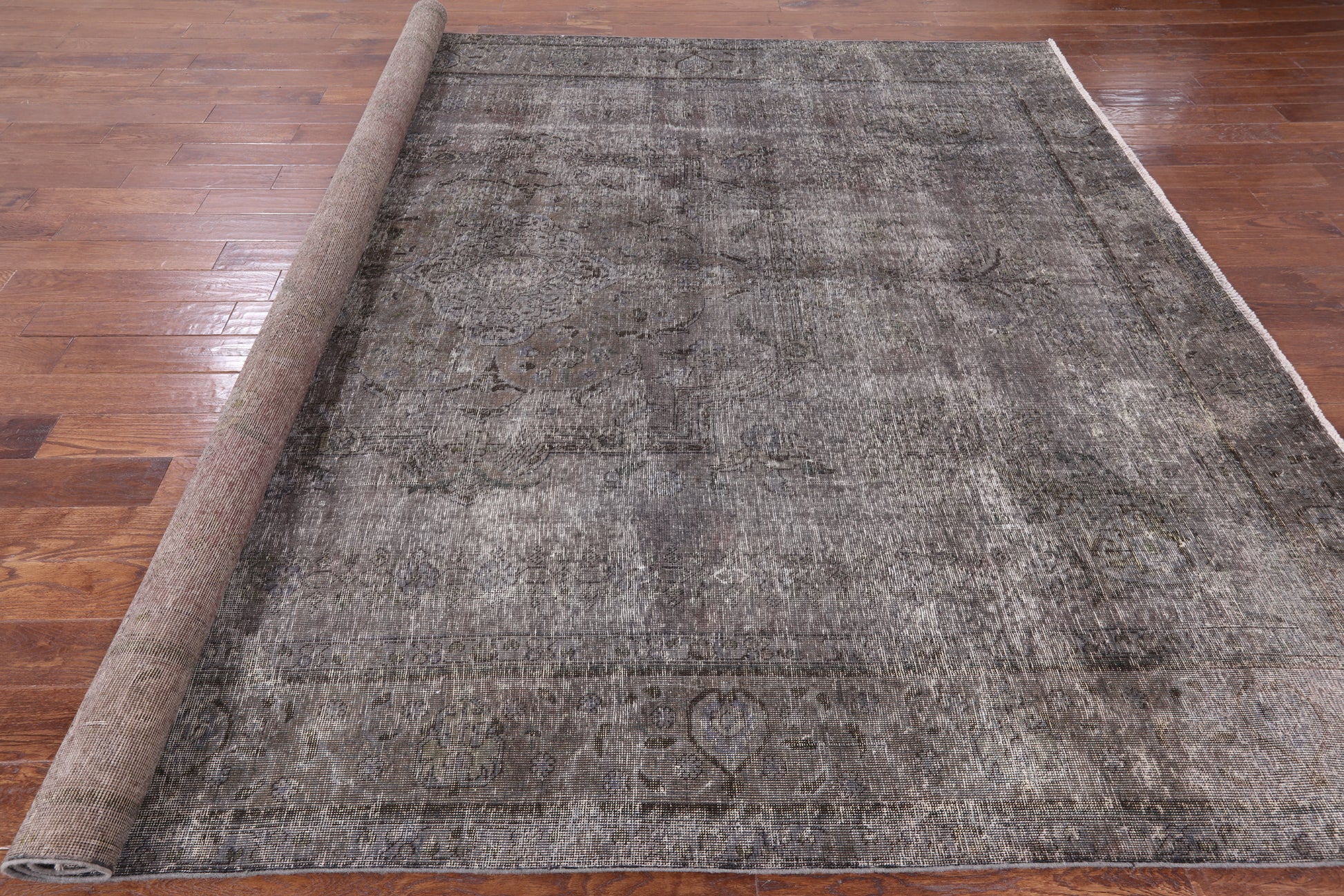 Persian Overdyed Hand Knotted Wool Area Rug - 9' 7" X 12' 1" - Golden Nile