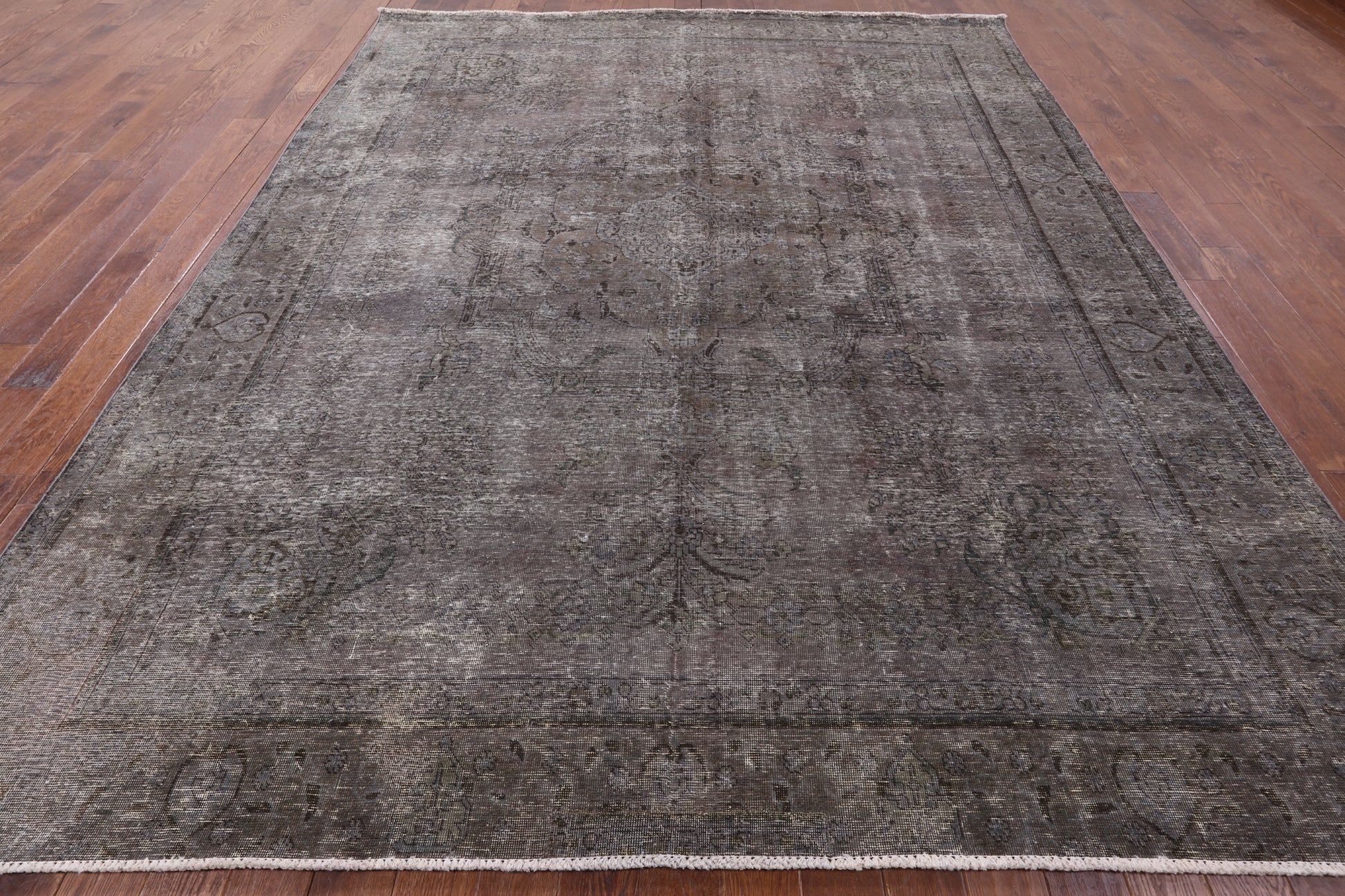Persian Overdyed Hand Knotted Wool Area Rug - 9' 7" X 12' 1" - Golden Nile