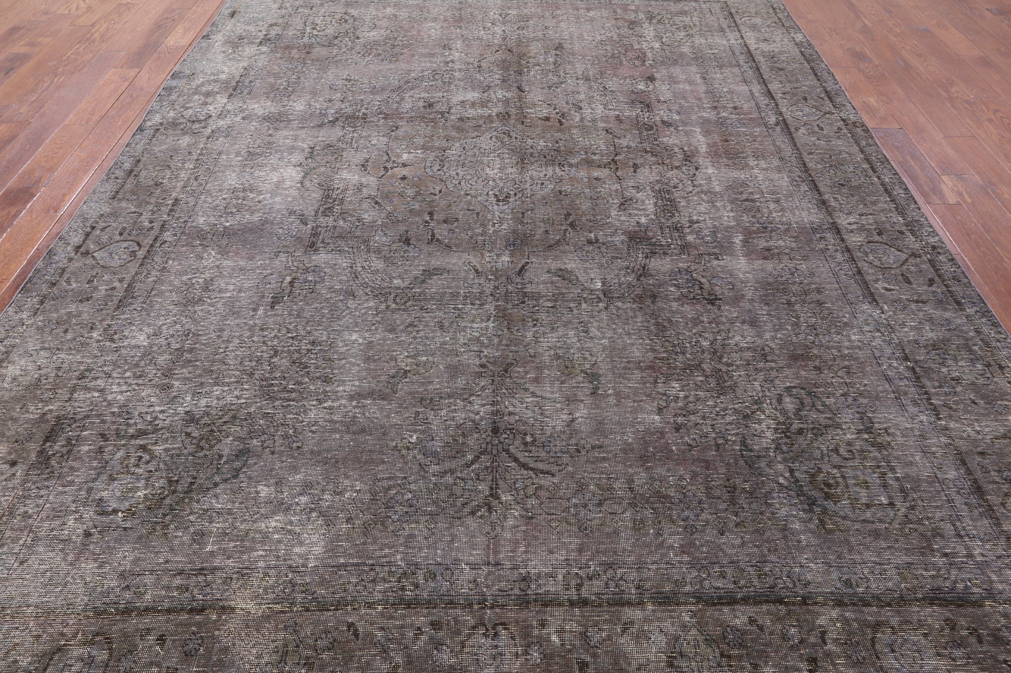 Persian Overdyed Hand Knotted Wool Area Rug - 9' 7" X 12' 1" - Golden Nile