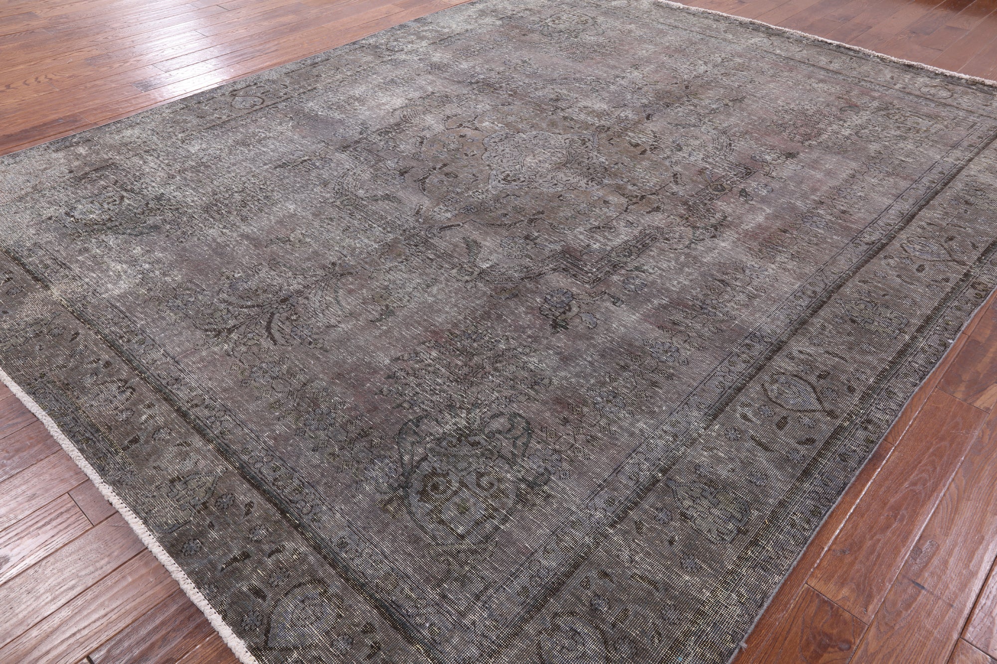 Persian Overdyed Hand Knotted Wool Area Rug - 9' 7" X 12' 1" - Golden Nile