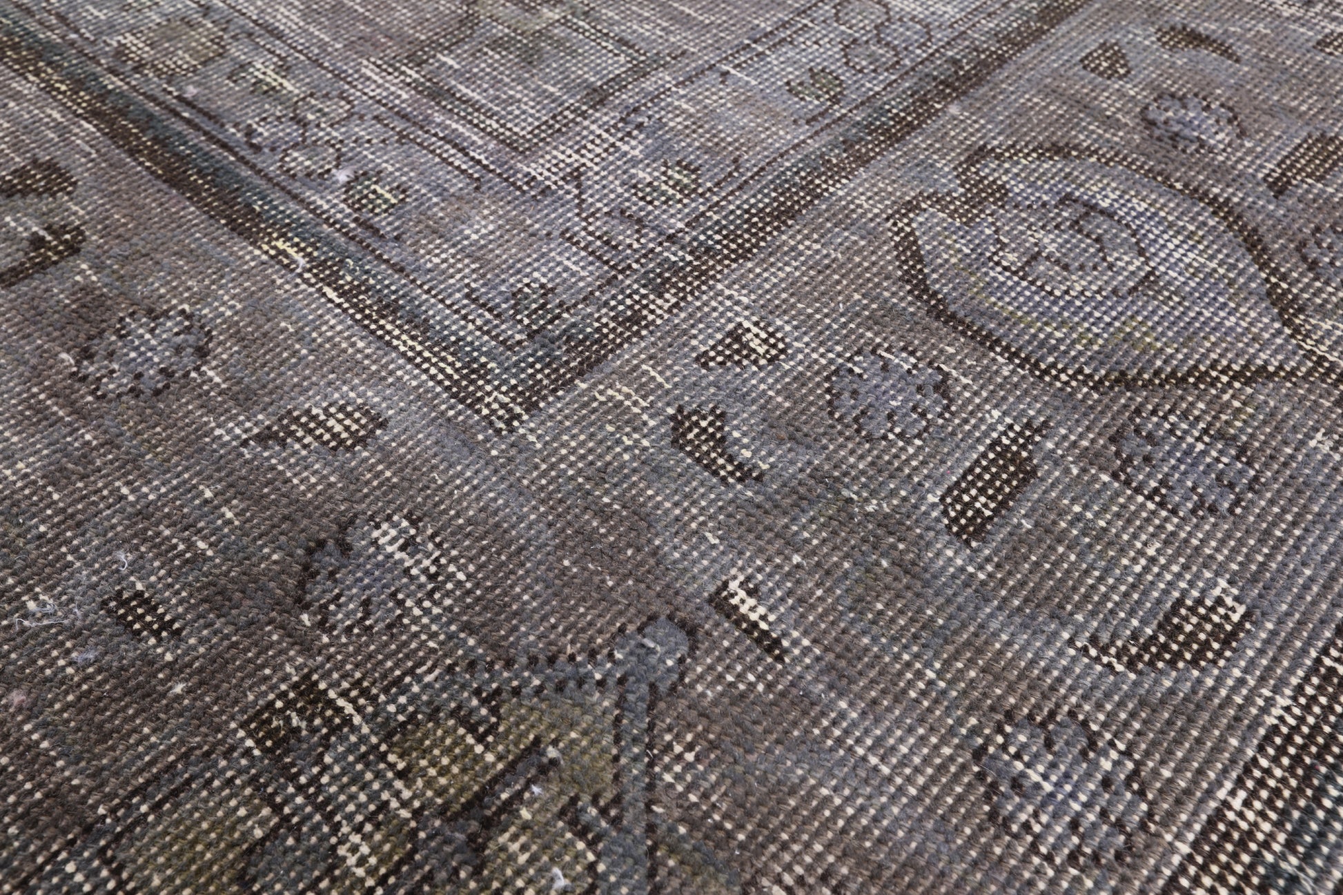 Persian Overdyed Hand Knotted Wool Area Rug - 9' 7" X 12' 1" - Golden Nile