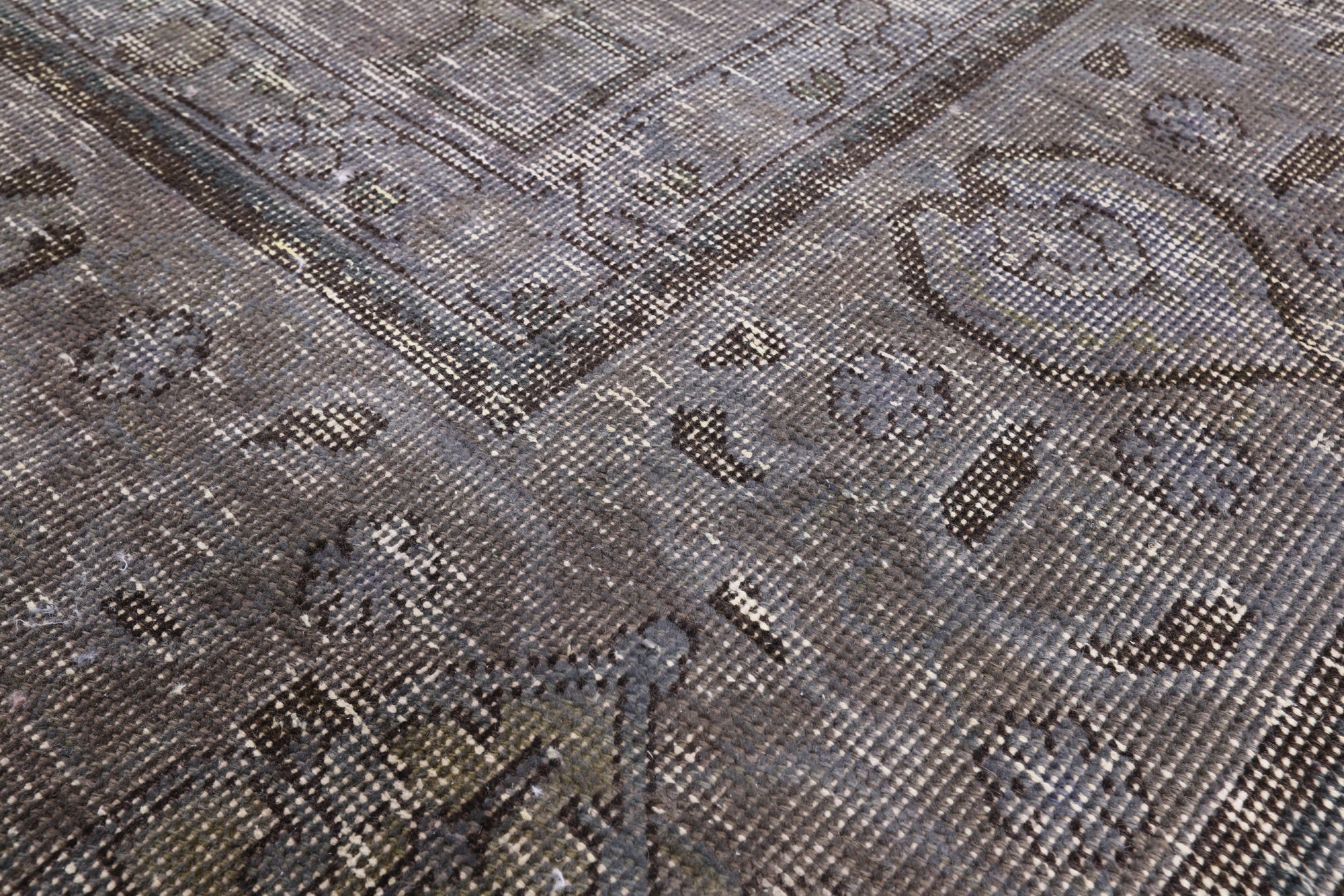 Persian Overdyed Hand Knotted Wool Area Rug - 9' 7" X 12' 1" - Golden Nile