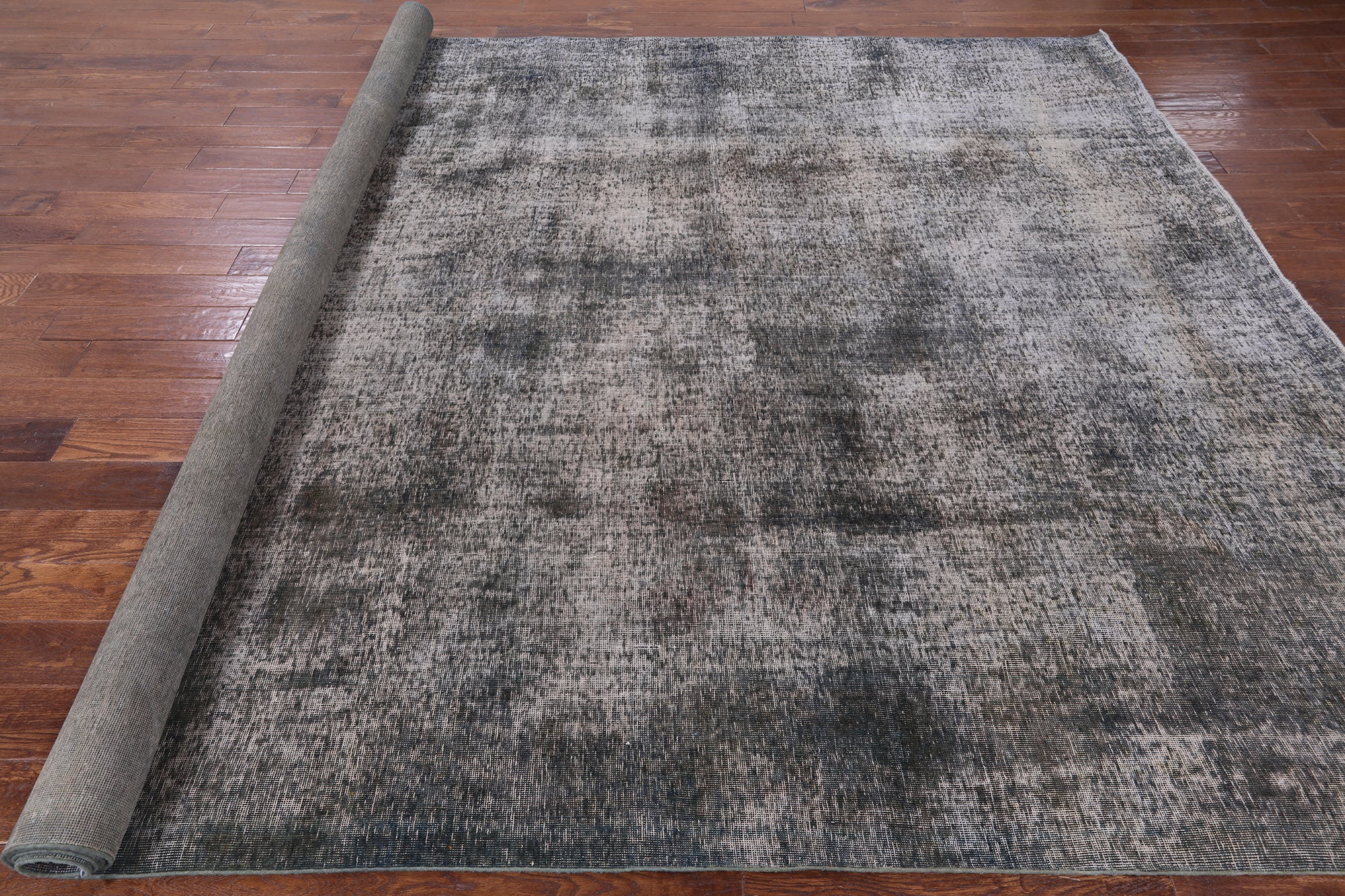 Persian Overdyed Hand Knotted Wool Area Rug - 9' 6" X 12' 5" - Golden Nile