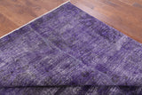 Purple Persian Overdyed Hand Knotted Wool Area Rug - 8' 10" X 11' 9" - Golden Nile