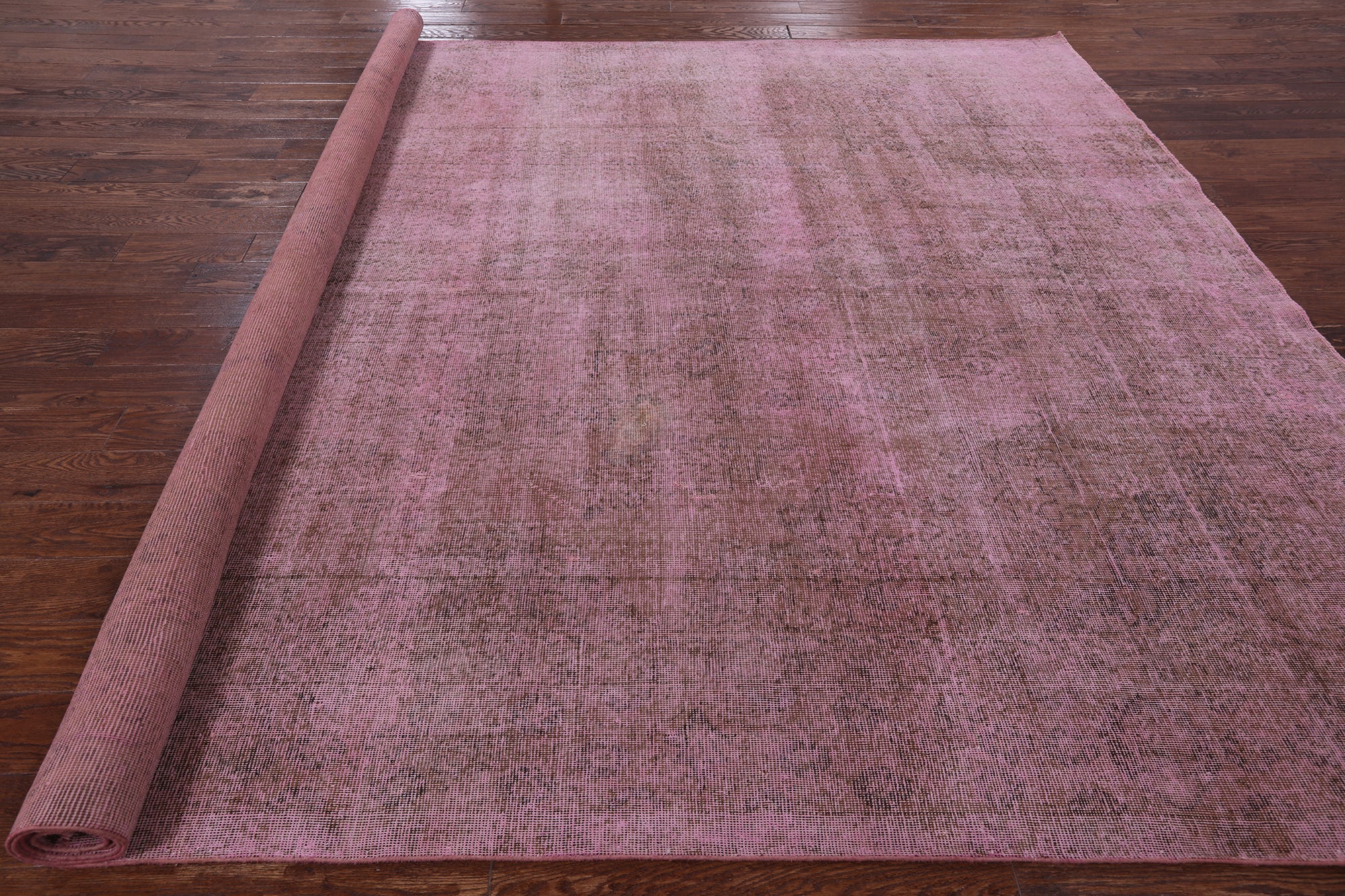 Pink Persian Overdyed Hand Knotted Wool Area Rug - 9' 3" X 12' 2" - Golden Nile