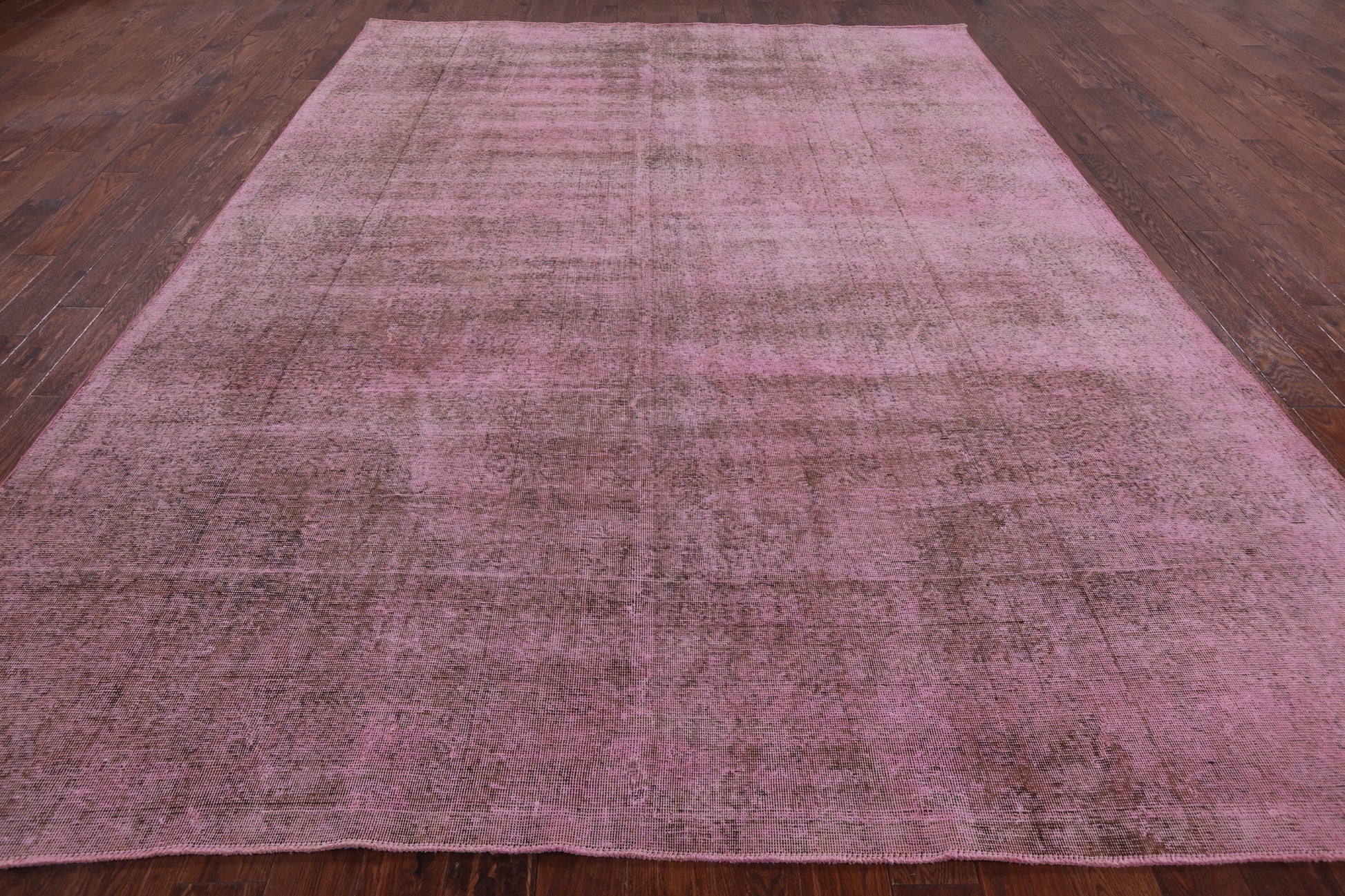 Pink Persian Overdyed Hand Knotted Wool Area Rug - 9' 3" X 12' 2" - Golden Nile