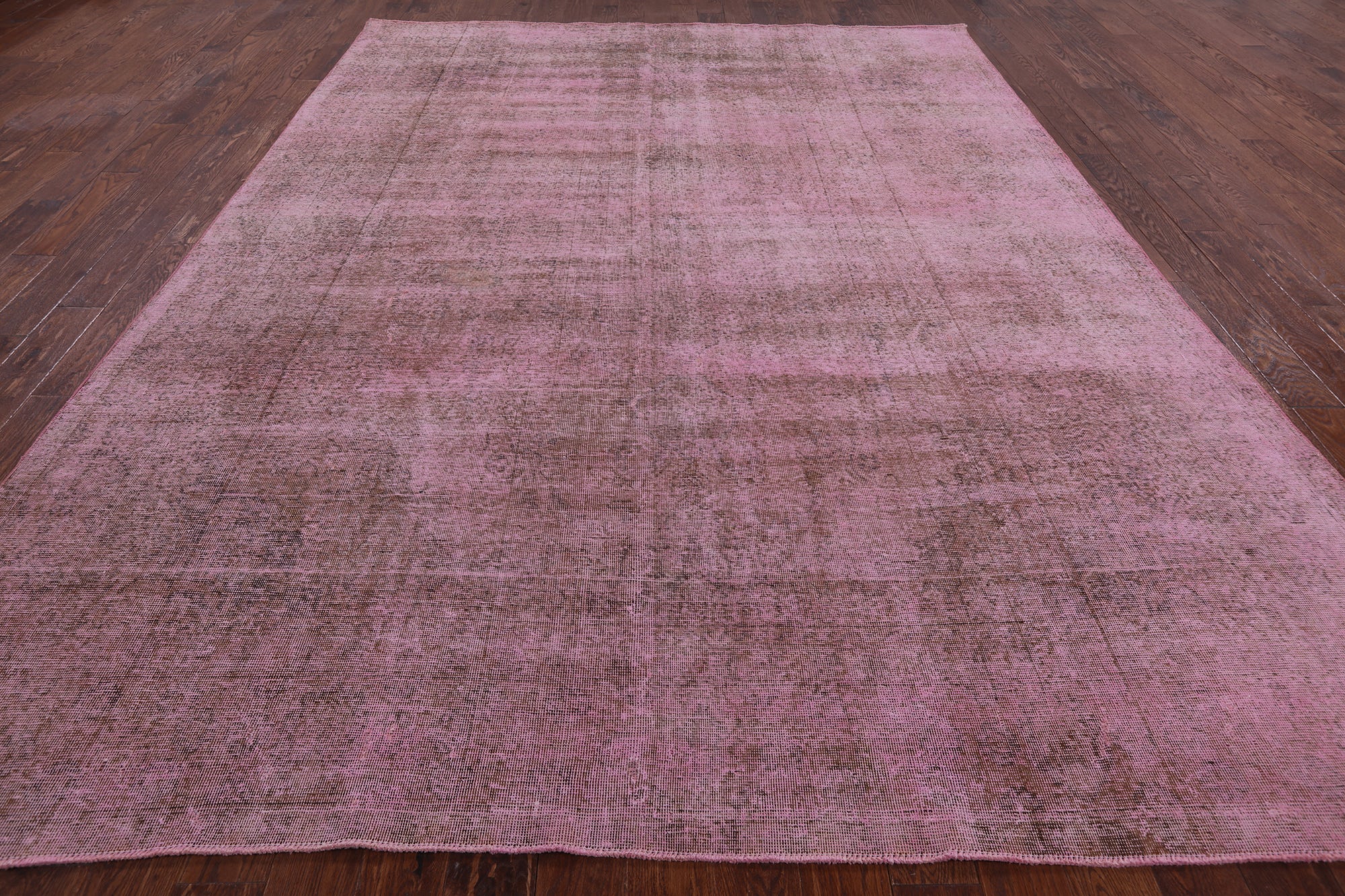 Pink Persian Overdyed Hand Knotted Wool Area Rug - 9' 3" X 12' 2" - Golden Nile