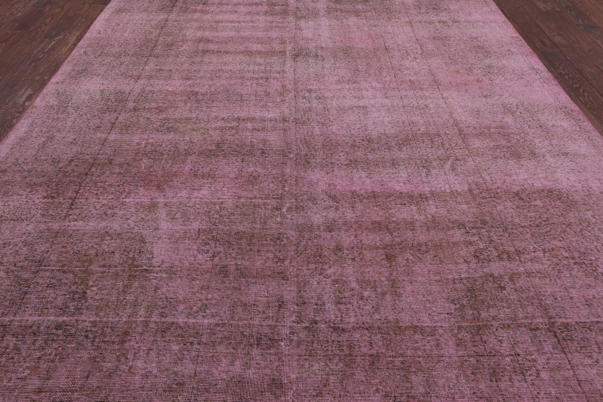 Pink Persian Overdyed Hand Knotted Wool Area Rug - 9' 3" X 12' 2" - Golden Nile