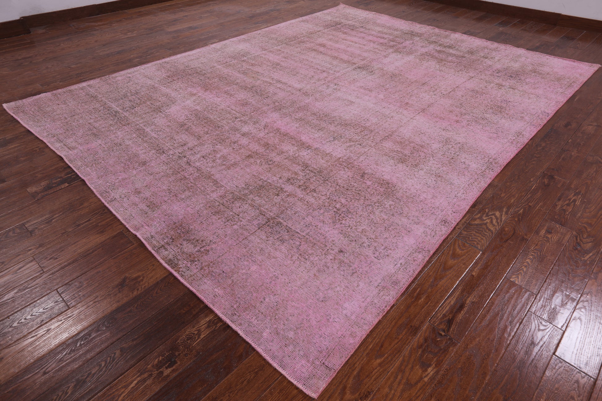 Pink Persian Overdyed Hand Knotted Wool Area Rug - 9' 3" X 12' 2" - Golden Nile