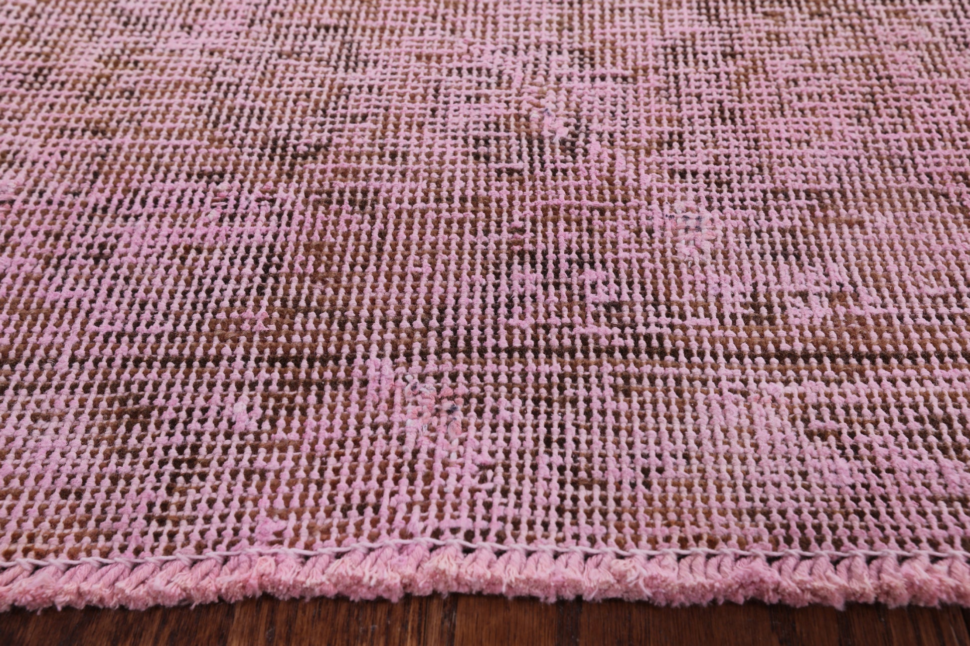 Pink Persian Overdyed Hand Knotted Wool Area Rug - 9' 3" X 12' 2" - Golden Nile