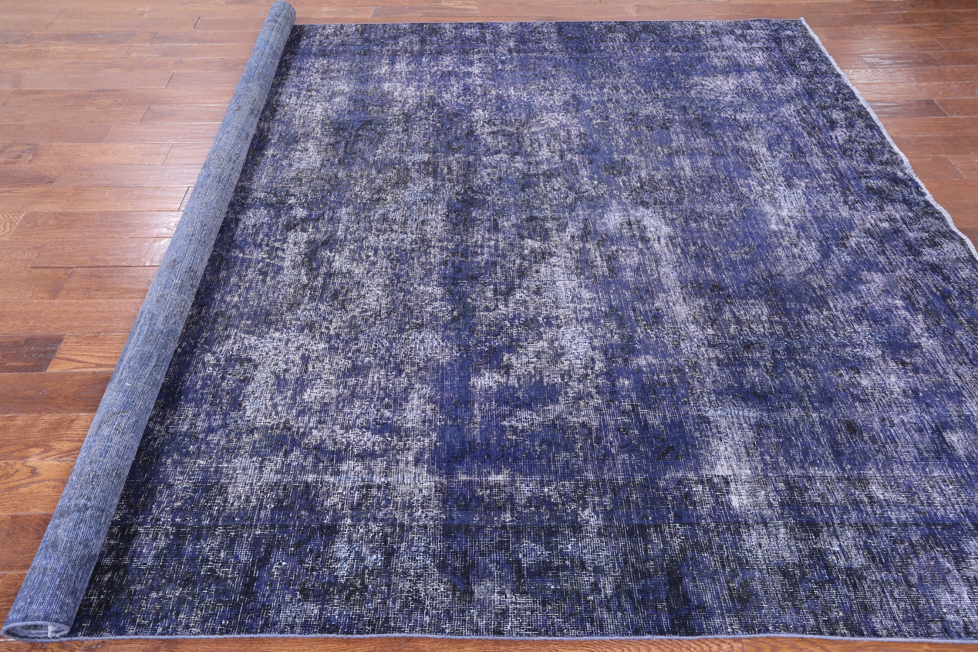 Persian Overdyed Handmade Wool Area Rug - 8' 9" X 11' 3" - Golden Nile